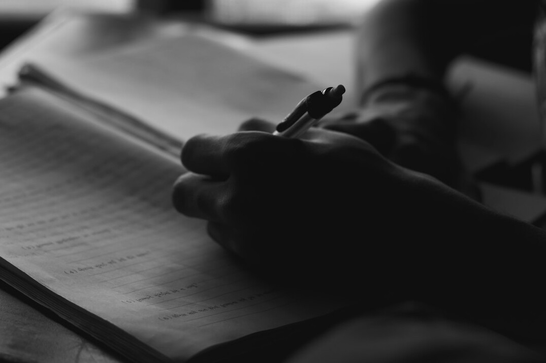 mystery author writing